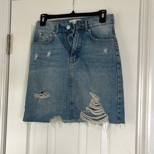 Zara Jean Midi Skirt, XS, very gently worn, very fitted